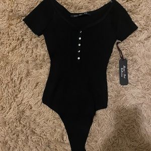 NEW BLACK BODYSUIT